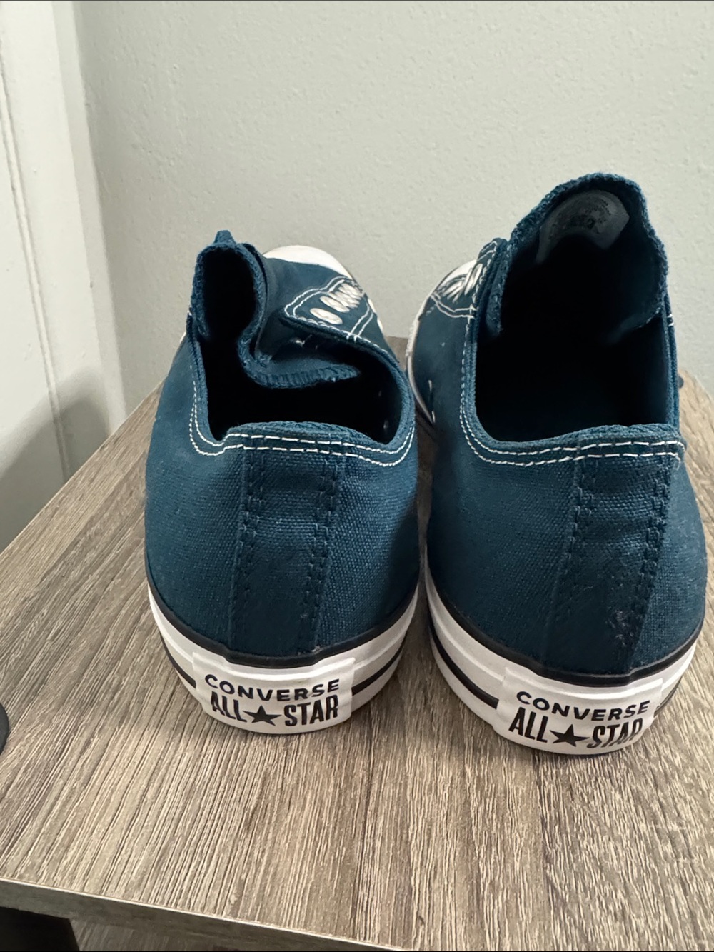 Converse Chuck Taylor All Star Slip-On Teal Blue US Men 9.5 - Picture 4 of 9
